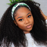 Brazilian Curly Hair Headband Wig